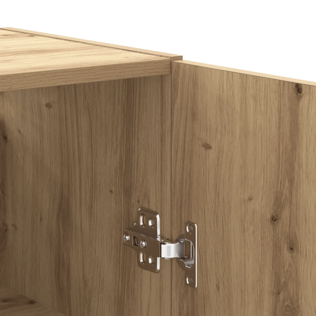 Mobile a Parete Rovere Artigianale 69,5x34x90 cm 857293