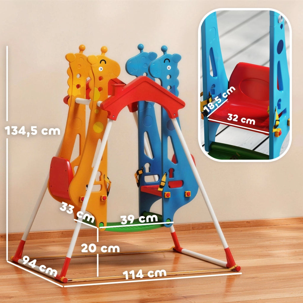Altalena per Bambini ¨C zephmum ¨C Multicolore 114x94x134,5cm