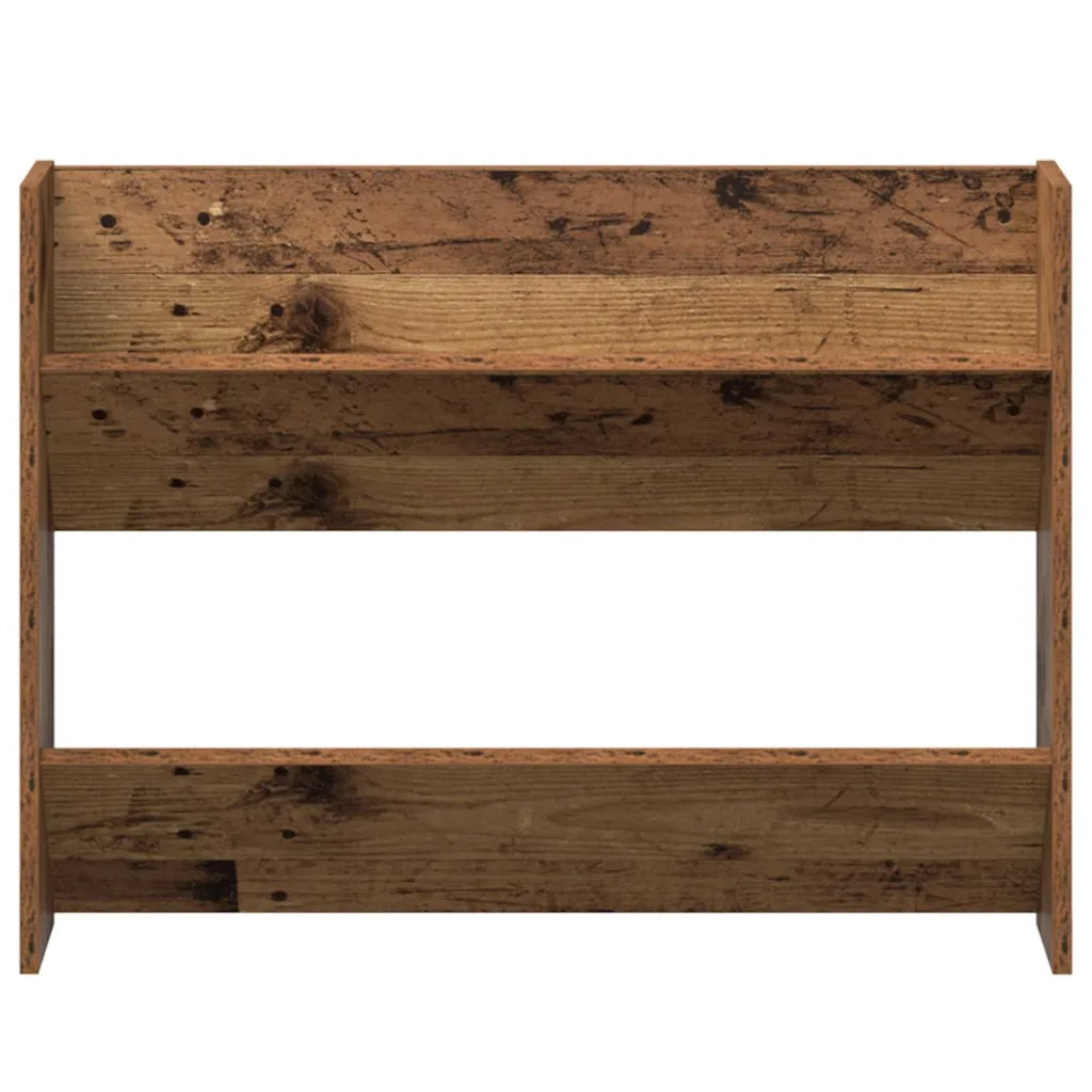 Mobile per scarpe 2 pz-Set di 2 Scarpiera Legno vecchio 80 x 18 x 60 cm
