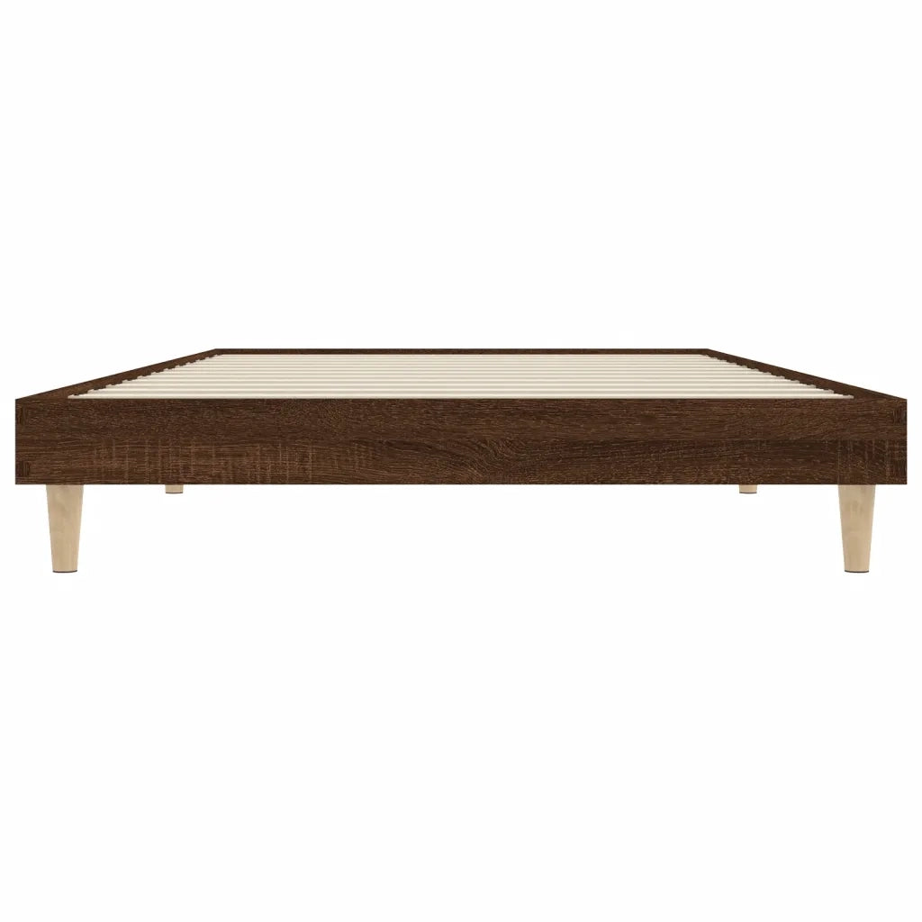 Giroletto senza Materasso Rovere Marrone 100x200 cm Truciolato 832060