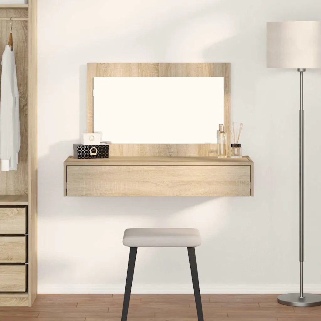 Toeletta | Tavolo da Trucco Marrone 100 x 40 x 70 cm Legno multistrato