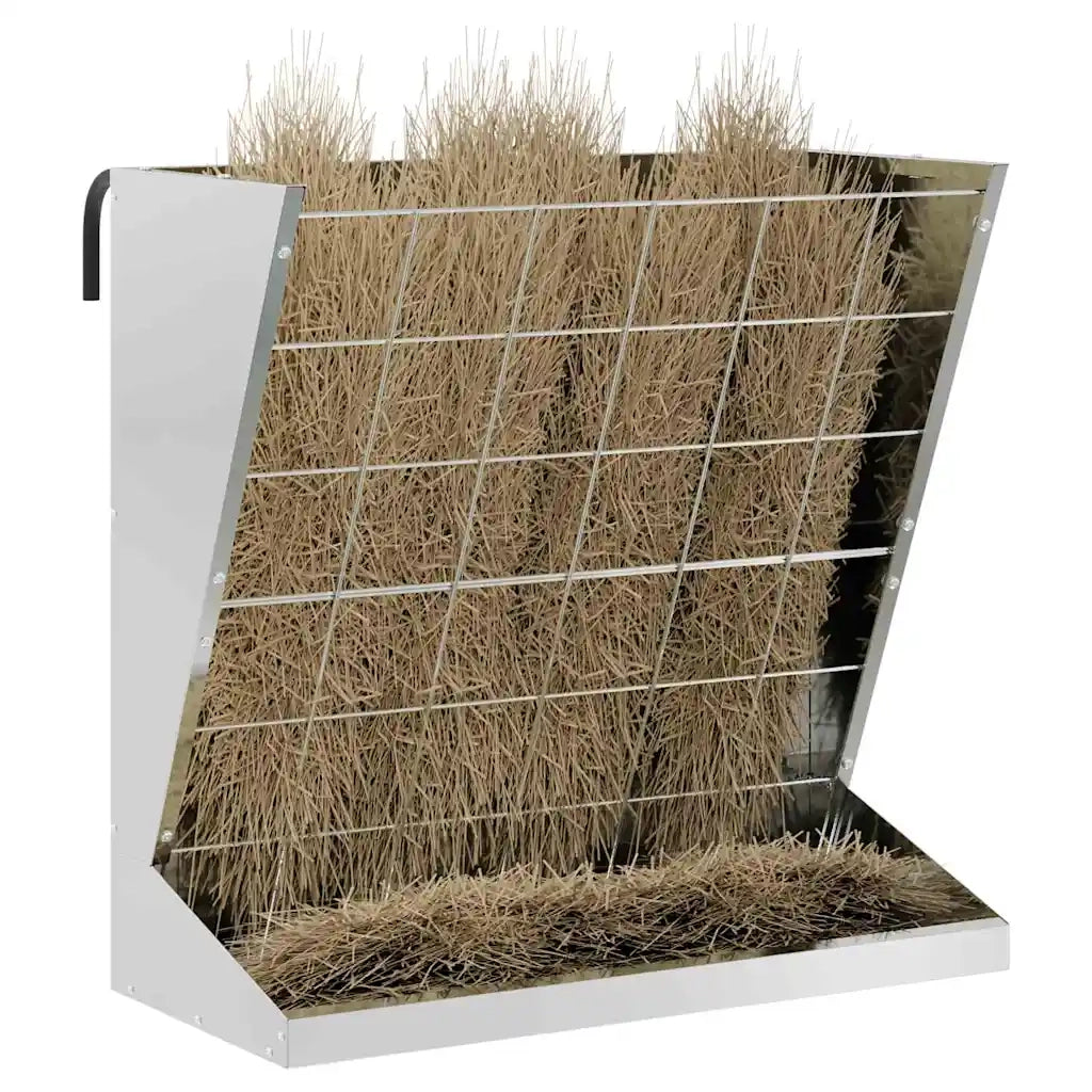 Nutriente per Fieno Argento 71 x 33 x 70 cm Acciaio zincato CFW1180464