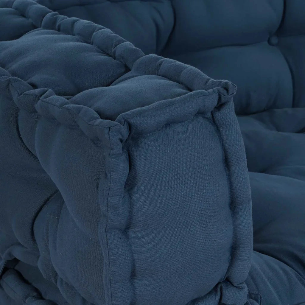 Cuscino per Divano Pallet 3 pz | Cuscini per sedie Indaco 120 x 80 x 38 cm Tessuto