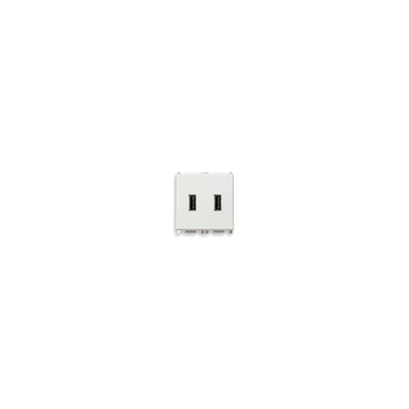 14293 Unita' Uscita 5V 1A per Dispositivi Elettronici 2 Prese Usb