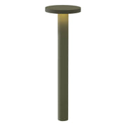 TIBERIO - Paletto LED da terra 10W 4000K IP65 - Bollard da giardino in colore Verde - Altezza 75cm - Ottica 82° - Design moderno Rossini Group