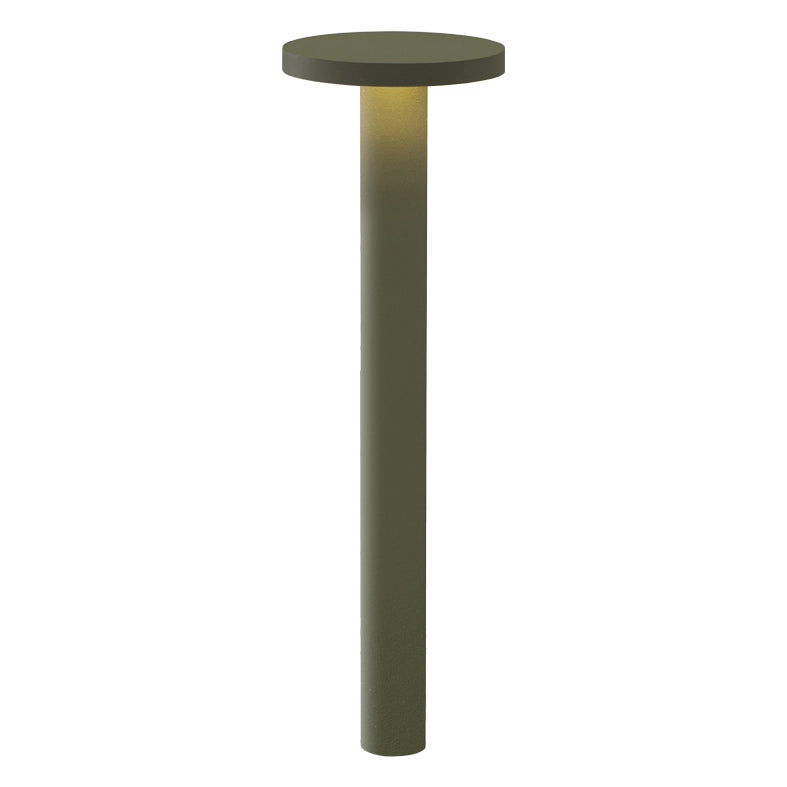 TIBERIO - Paletto LED da terra 10W 4000K IP65 - Bollard da giardino in colore Verde - Altezza 75cm - Ottica 82° - Design moderno Rossini Group