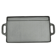 Set Padella e Griglia in Ghisa Reversibile 2 pz 38x23 cm 50127