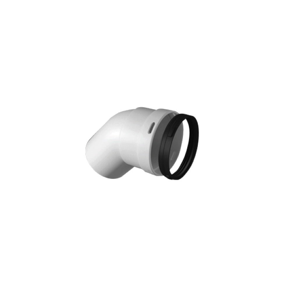 Curva 45 gradi in pp maschio-femmina di d80 mm