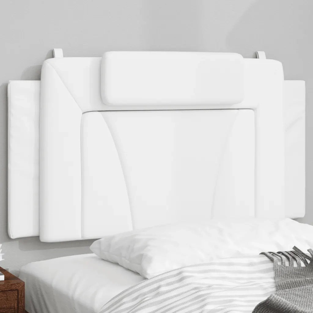 Cuscino testiera Viana Bianco 100 cm in Similpelle 3207725