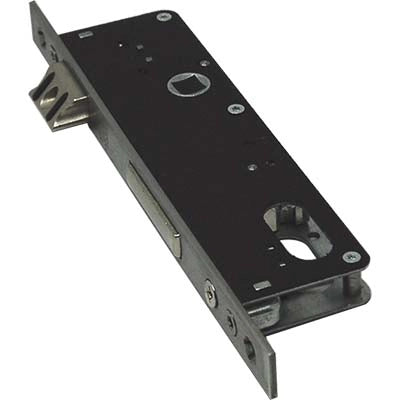 SERRATURA MONTANTE INFILARE 530 OMEC  B.Q INOX F.MM 16 F.OVALE M1+SCR E.MM 30