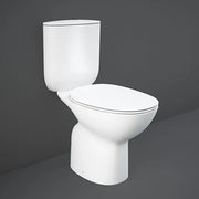 Vaso monoblocco tradizionale Rimless Rak Morning con sedile