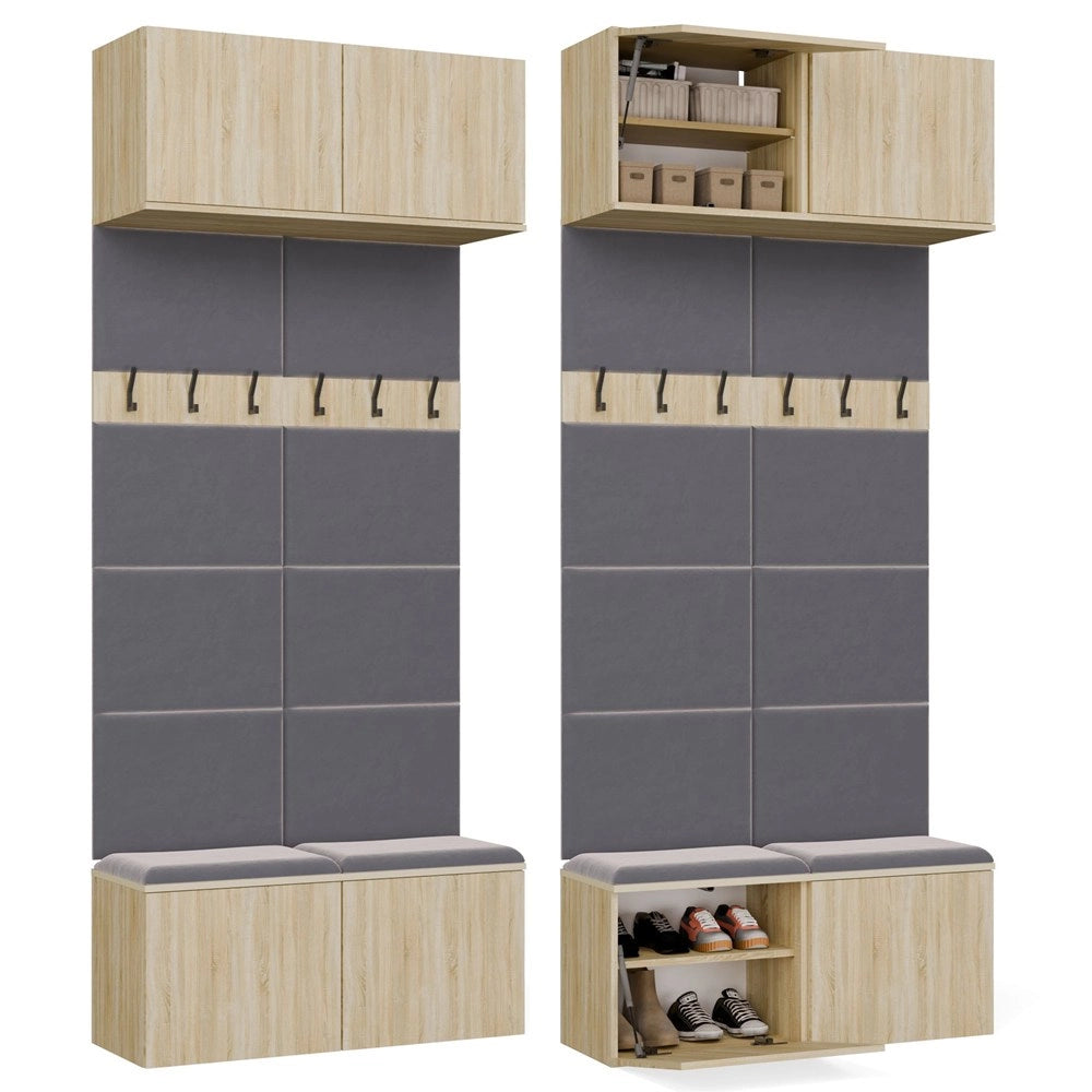 Guardaroba doppio appendiabiti HAGA II/2w rovere sonoma