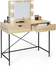 Toeletta con specchio di design industriale LOUISA