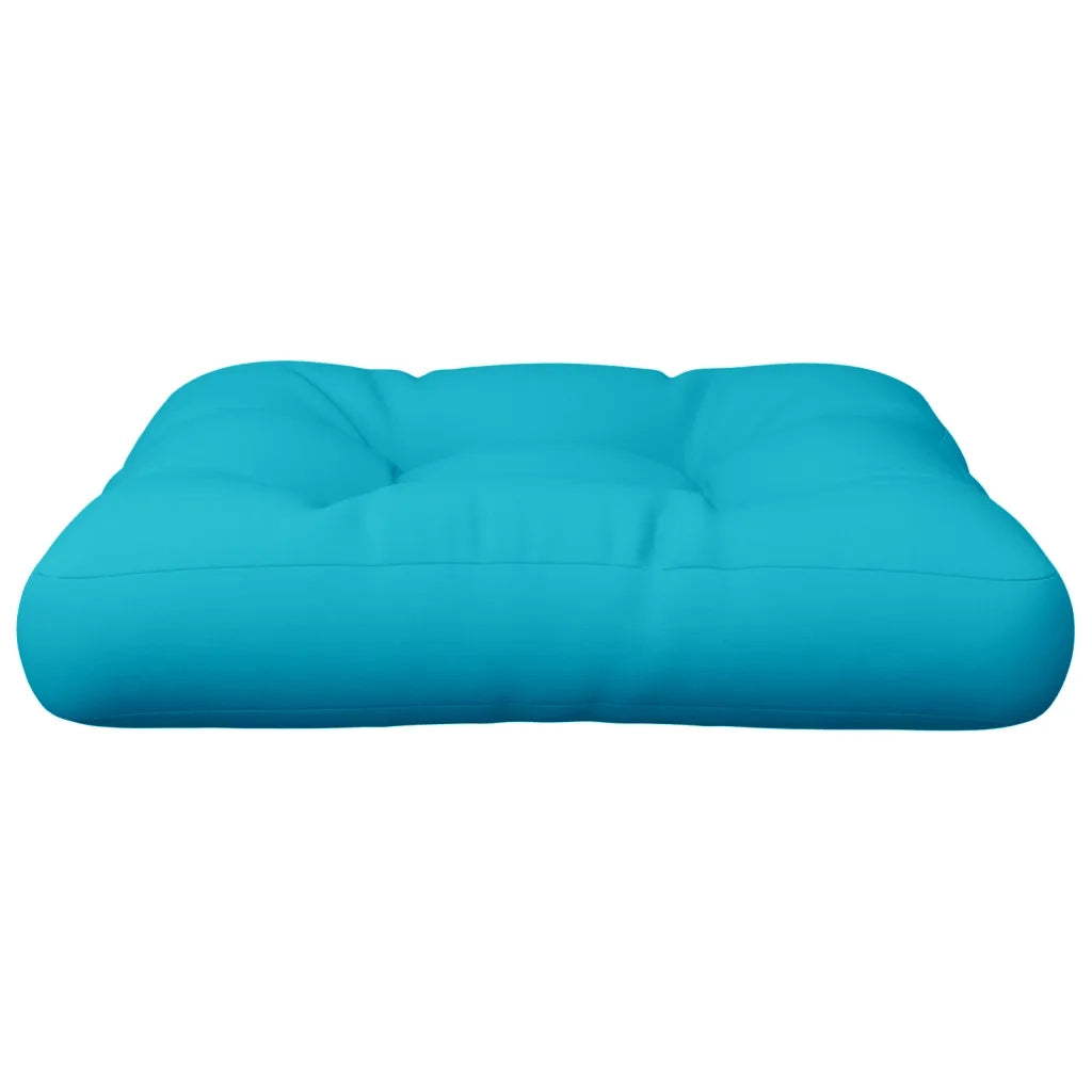 Cuscino per pallet | Cuscini per sedie Turchese 60x60x12 cm Tessuto
