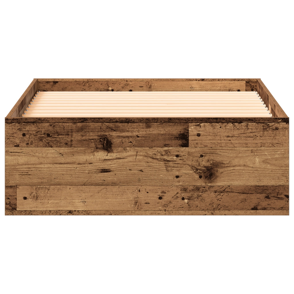 Letto in Legno Vecchio 100x200 cm in Legno Ingegnerizzato