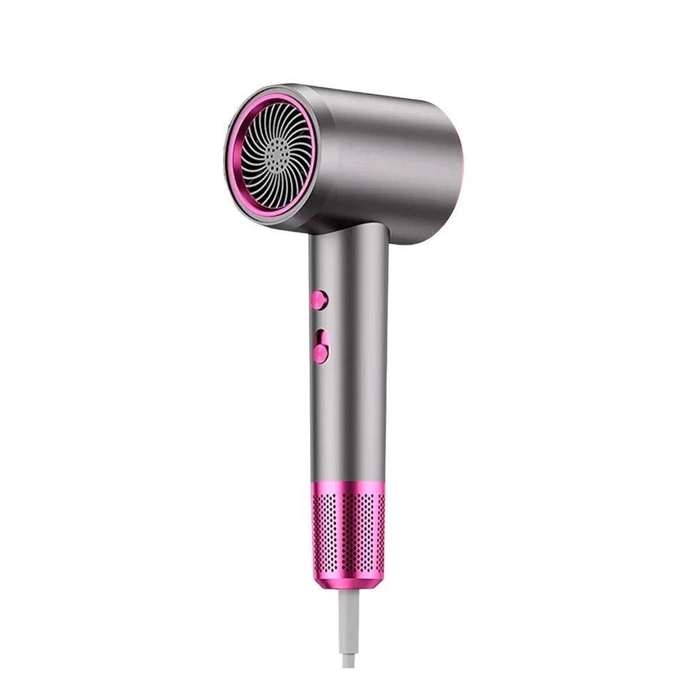 Trade Shop - Asciugacapelli Q-f001 2 Velocità 2 Temperature Tecnologia Ionica Impugnatura Ergonomica -