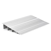 Rampa per soglia porta in alluminio con altezza regolabile, Rampa d'accesso antiscivolo portata 317kg 86,5x54x10,5cm-Salute e bellezza