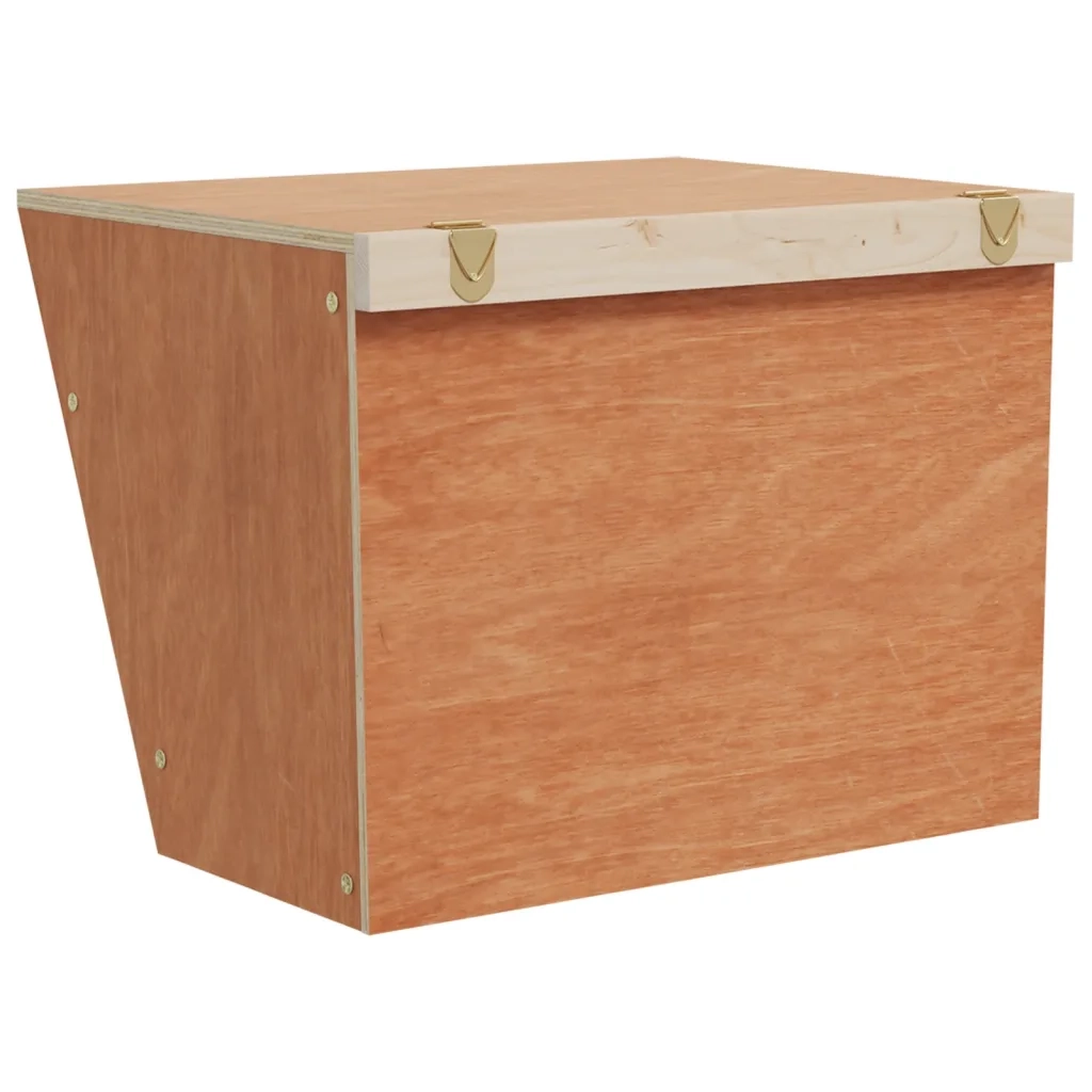 Mangiatoia per Conigli 25x18,5x20,5 cm Legno Massello di Abete 172423
