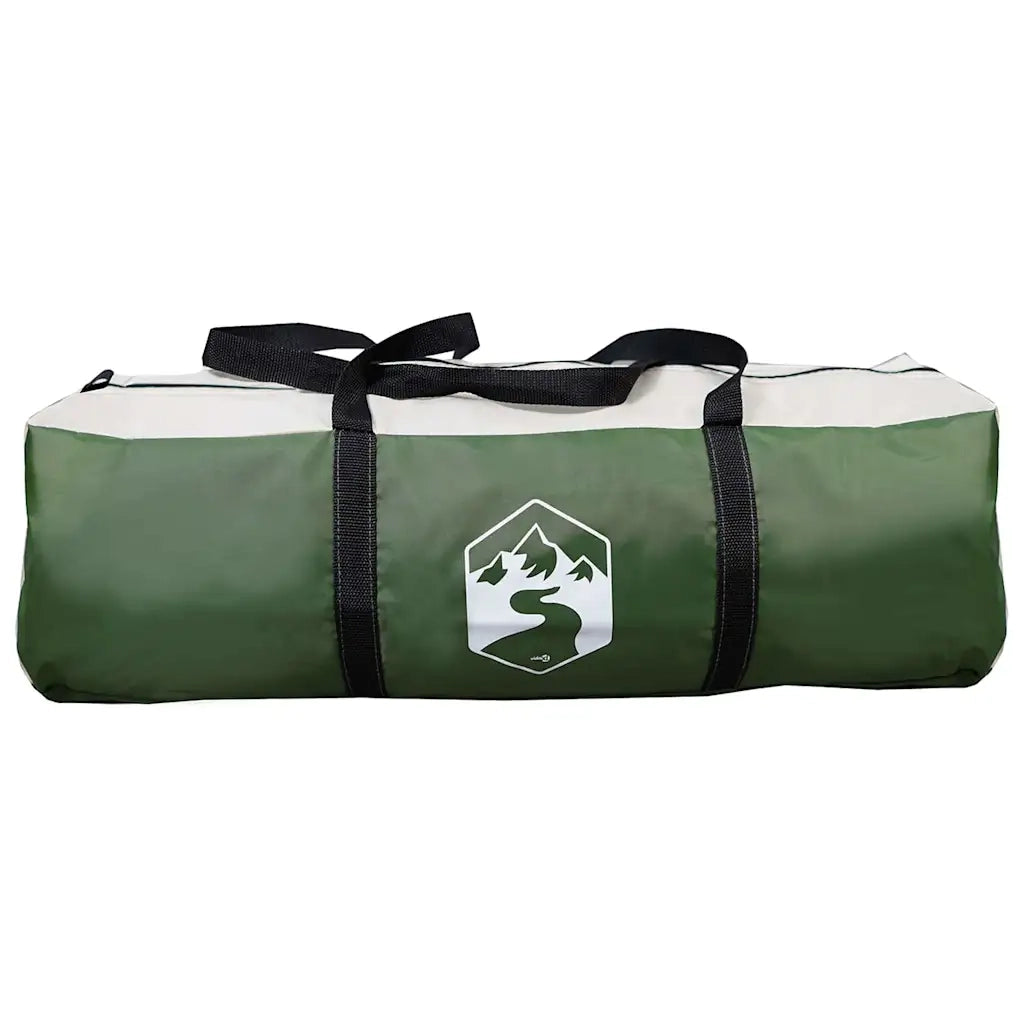 Tenda Tunnel per 6 Persone Verde e Bianco 700 x 590 x 215 cm 42004047