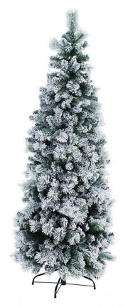 Albero di Natale Artificiale Innevato 210 cm 803 Rami Verde