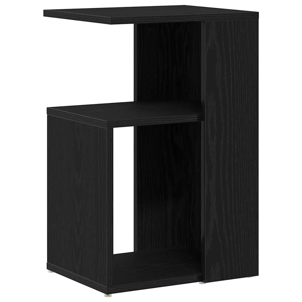 Tavolo laterale Rovere Nero 36 x 30 x 56 cm Legno multistrato 862630