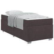 Letto singolo | Letto per adulti | Struttura del letto Marrone Scuro 80 x 200 cm Tessuto