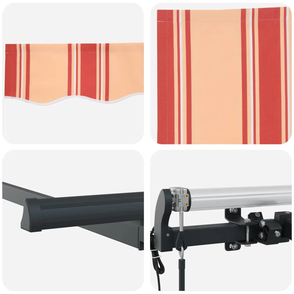 Tenda Retrattile Giallo 300 x 200 cm Tessuto 3329546