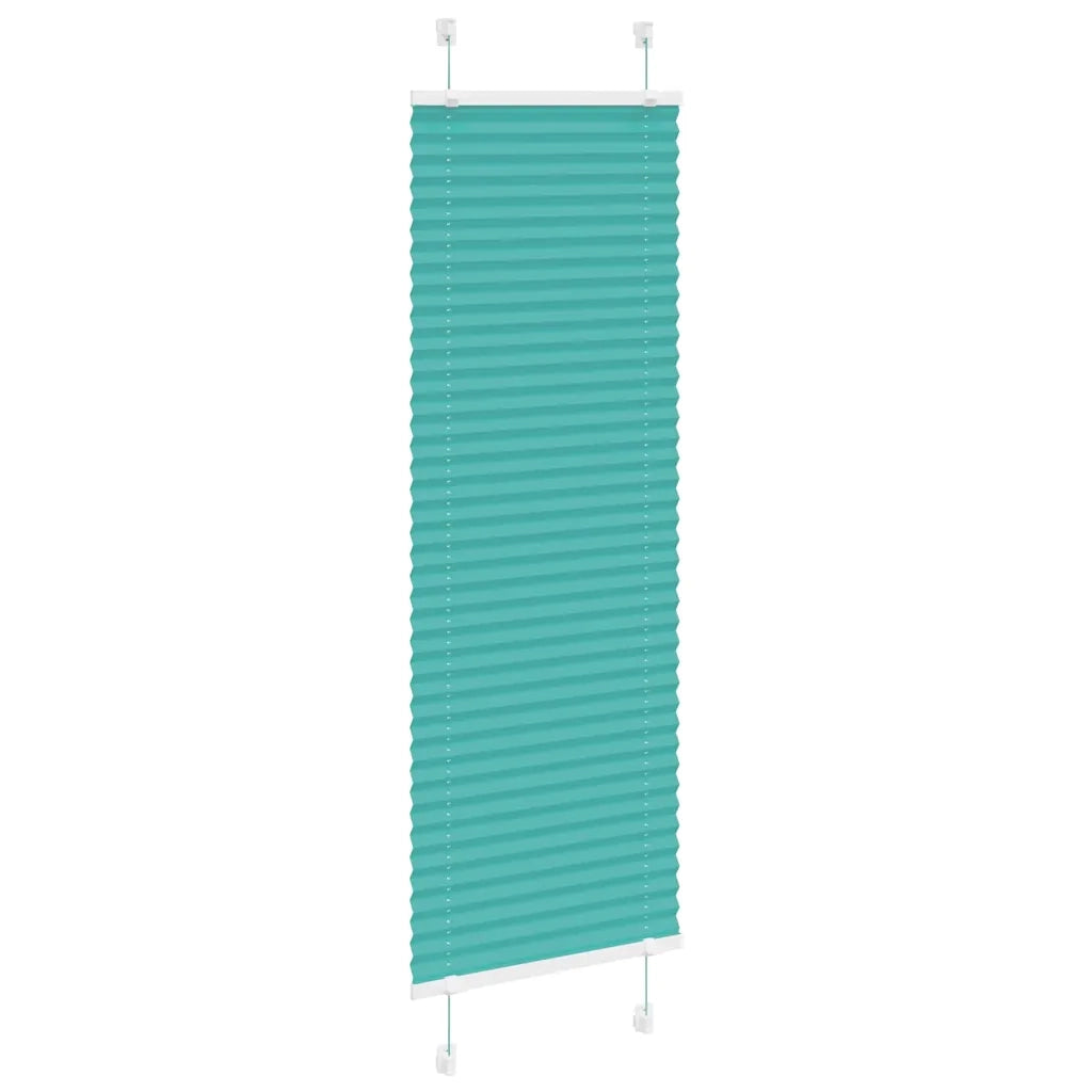 Tenda Plissettata Verde petrolio 45x100 cm Larghezza Tessuto 4015370