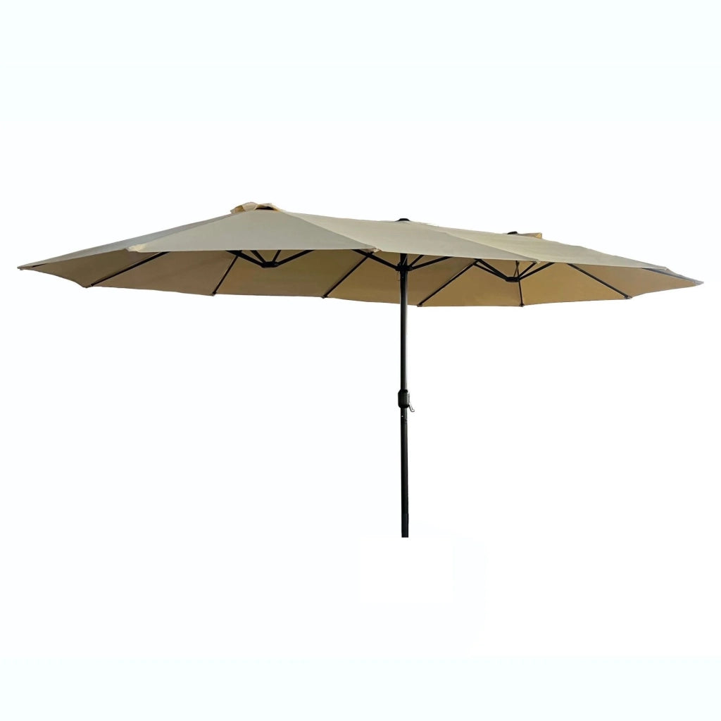 Ombrellone doppio da giardino TILIA beige peso 12,3 kg dimensioni 460x270x245 cm