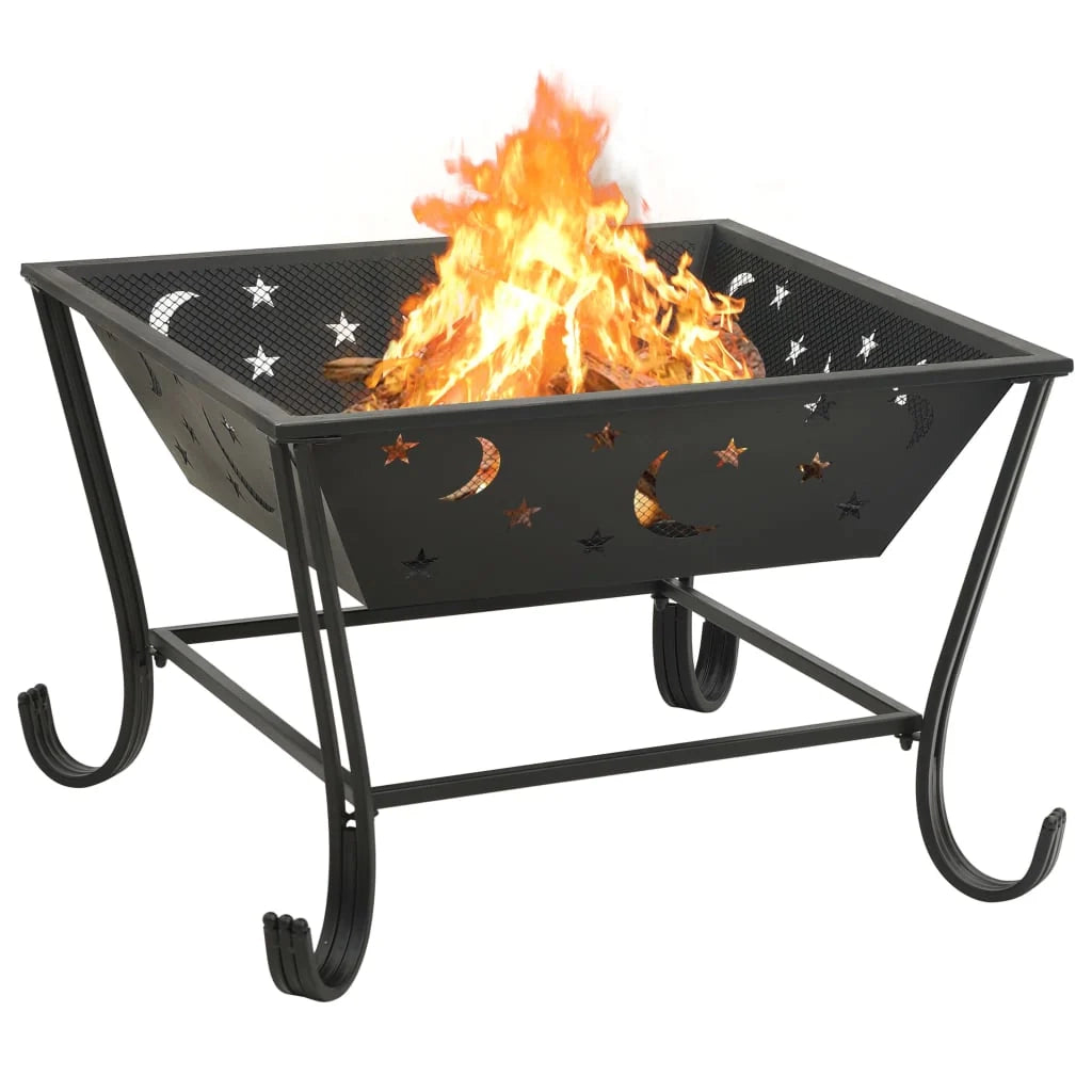 Braciere con attizzatoio 62 cm XXL acciaio 02_0005985