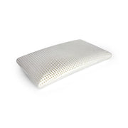 Talamo Italia Cuscino per Citronella, 100% Made in Italy, Guanciale ergonomico a "saponetta" in Memory Foam forato, Anallergico e Traspirante, 70x40xh12 cm