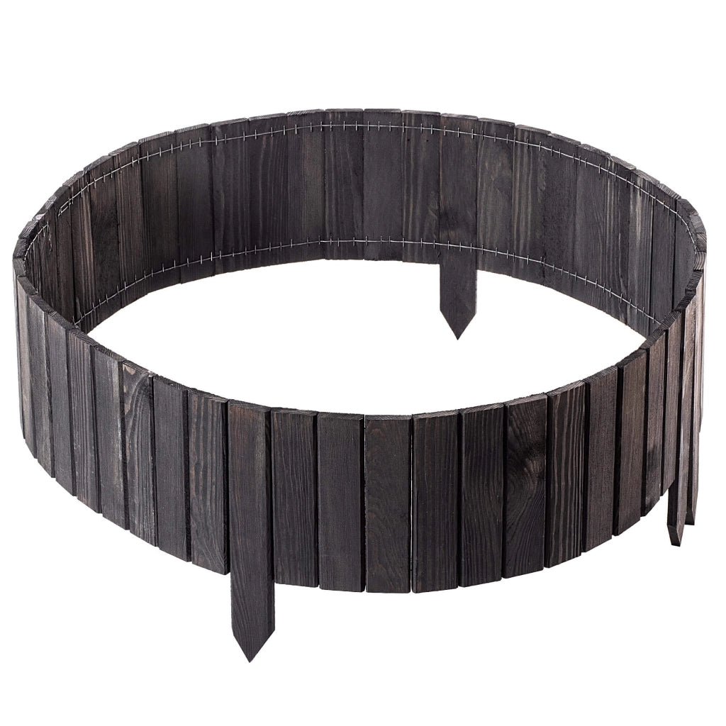 Recinzione da giardino in legno KADAX Palisade, da interrare, grigia, 20x116