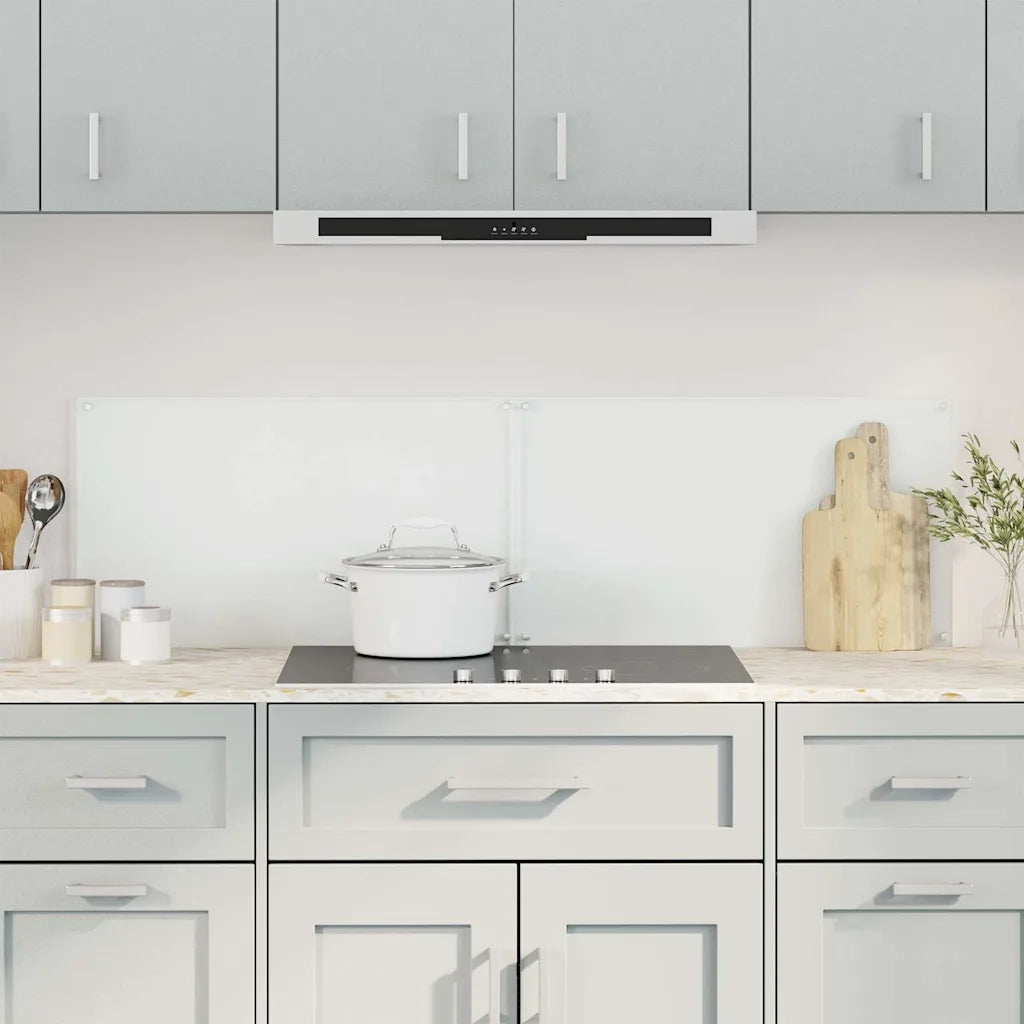 Paraschizzi per Cucina 2 pz Trasparente 70x50cm Vetro Temperato CFW3829603
