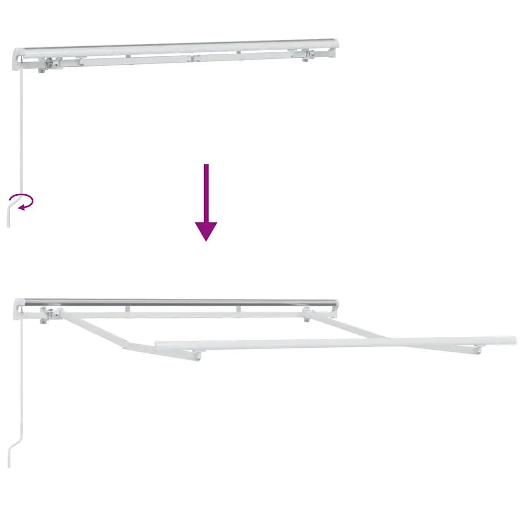 Struttura della tenda Bianco 2,5 x 2 m Metallo 42002540