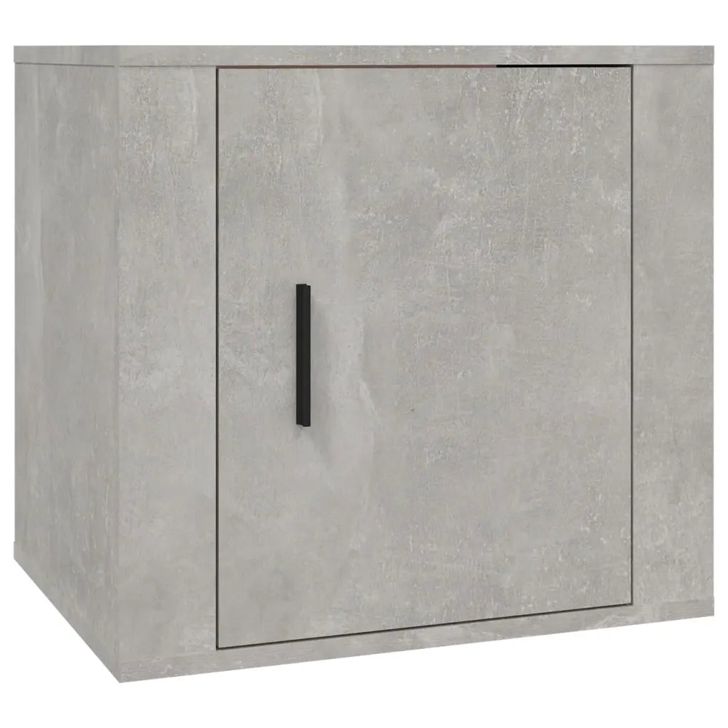 Comodini 2 pz Grigio Cemento 50x39x47 cm 816697