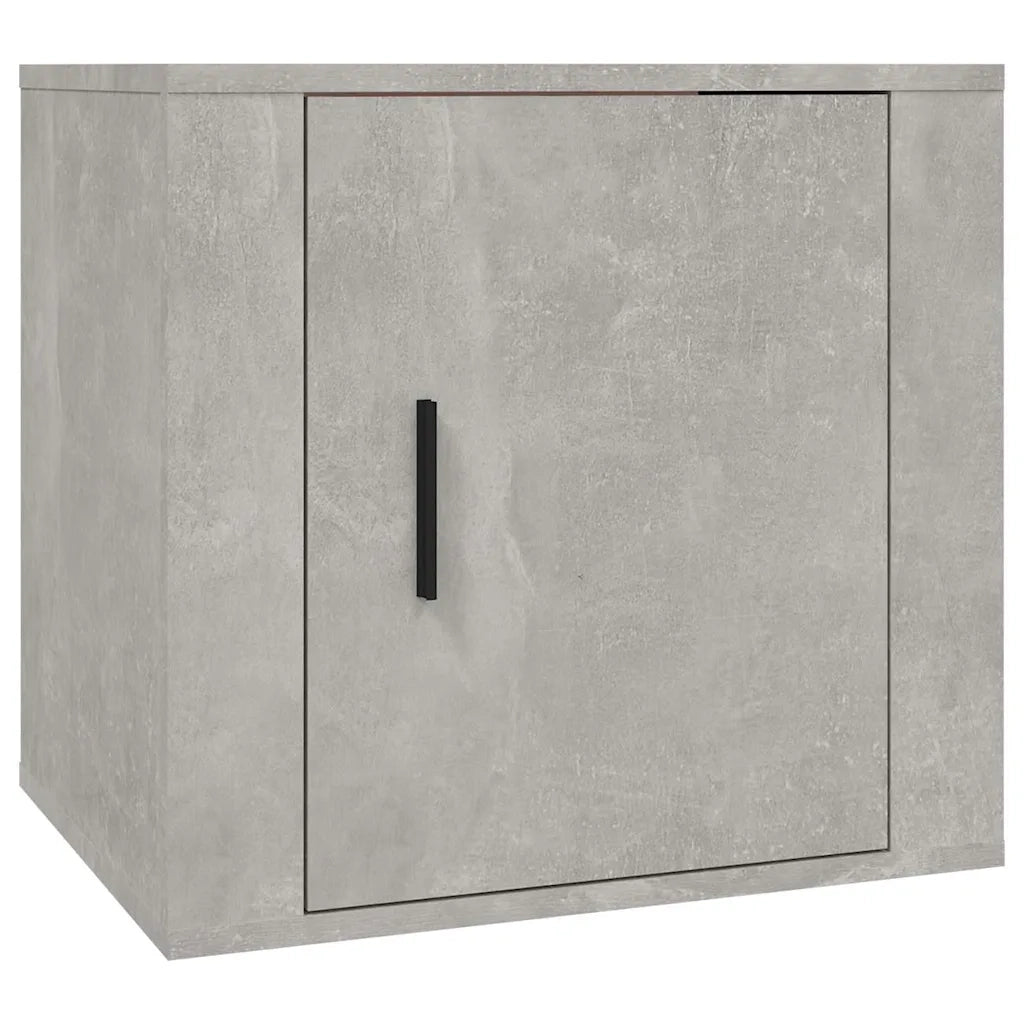 Comodini 2 pz Grigio Cemento 50x39x47 cm 816697