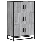 Credenza | Madia | Buffet da pranzo | Armadio da pranzo Grigio Sonoma 68x35x106,5 cm Legno Multistrato Metallo
