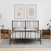Comodino con cassetto 2 pz-Set di 2 Tavolino da notte Legno vecchio 40 x 35 x 47,5 cm