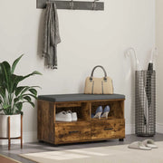 Panca per ingresso Quercia Affumicata 80 x 38 x 46 cm 891460