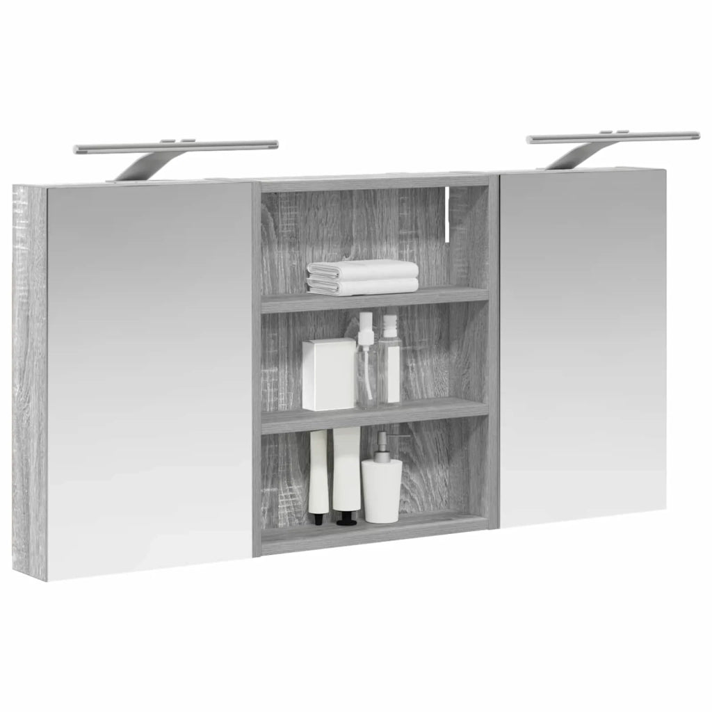 Set di Armadi da Bagno con lo scaffale 3 pcs 100 x 10,5 x 50 cm 3403693