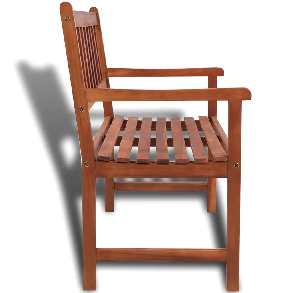 Panca da Giardino 120 cm in Legno Massello di Acacia 41448