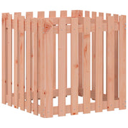 Fioriera | Cassetta per fiori | Vaso Giardino Design Recinzione 70x70x70cm Massello Douglas