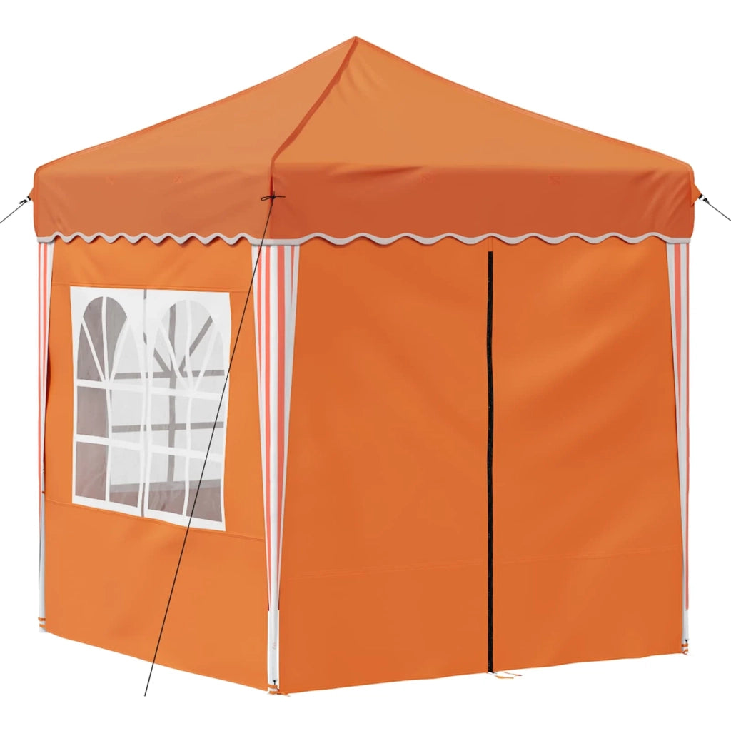Tenda per feste a pop-up-Gazebo Arancione 195 x 195 x 245 cm 890165