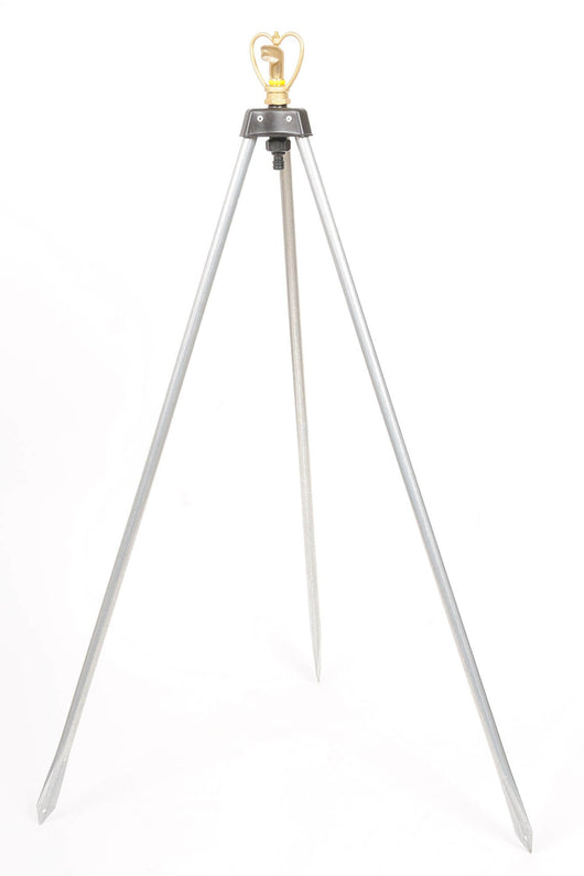 Irrigatore Rotante con Treppiede per Prato in Acciaio Zincato 546Z Agrati