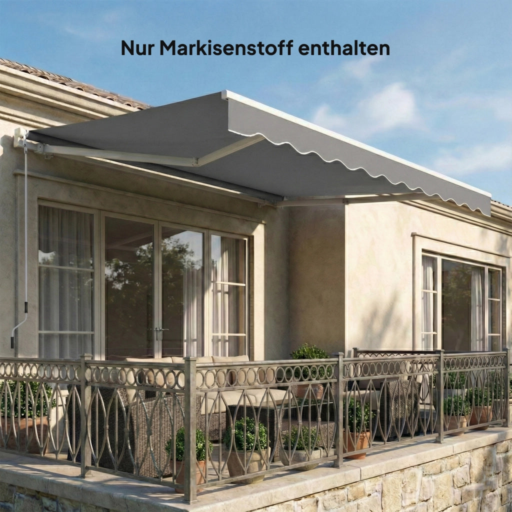 Tenda per Terrazzo ¨C zephmum ¨C Grigio Scuro 3.5x2.5m