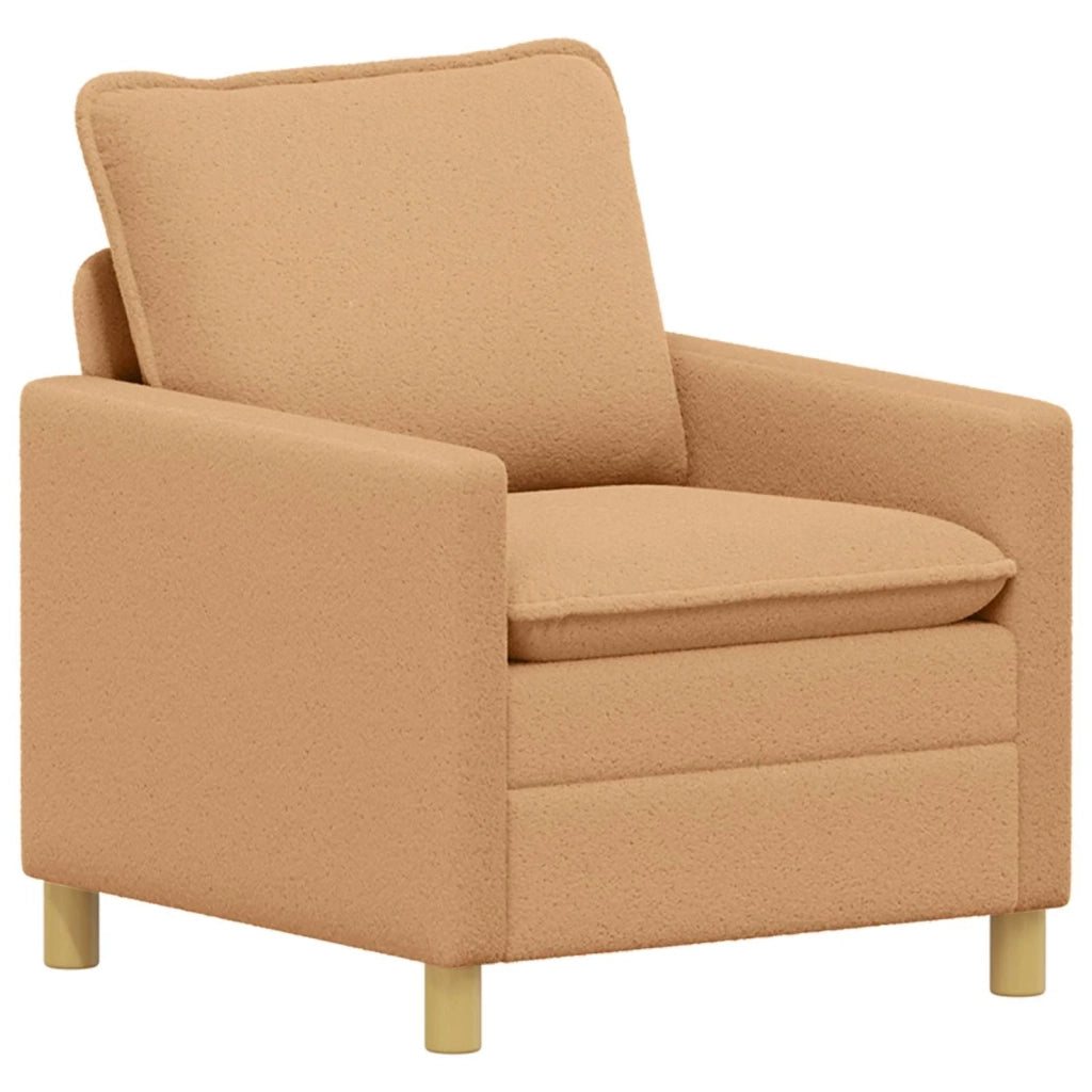 Divano | Divano da soggiorno | Sofa Beige 76 x 81 x 87,5 cm Tessuto
