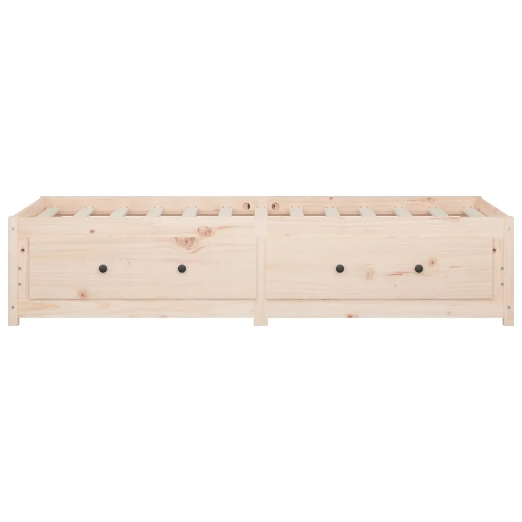 Dormeuse senza Materasso 90x200 cm in Legno Massello di Pino 821589