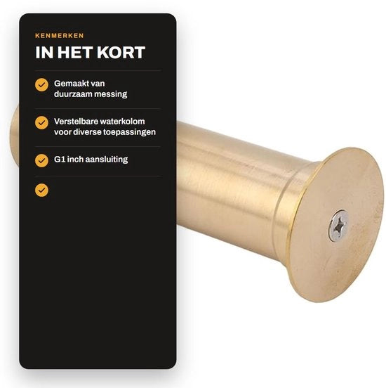 Fontana a forma di fungo - Nozzle per colonne d'acqua - Irrigazione - Raffrescamento giardino - Installazione semplice - Sproeikop adattabile