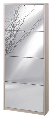 SARMOG KIT SCARPIERA 4 ANTE CON RIBALTA E SPECCHIO FRONTALE H154 L63 P18 Cm