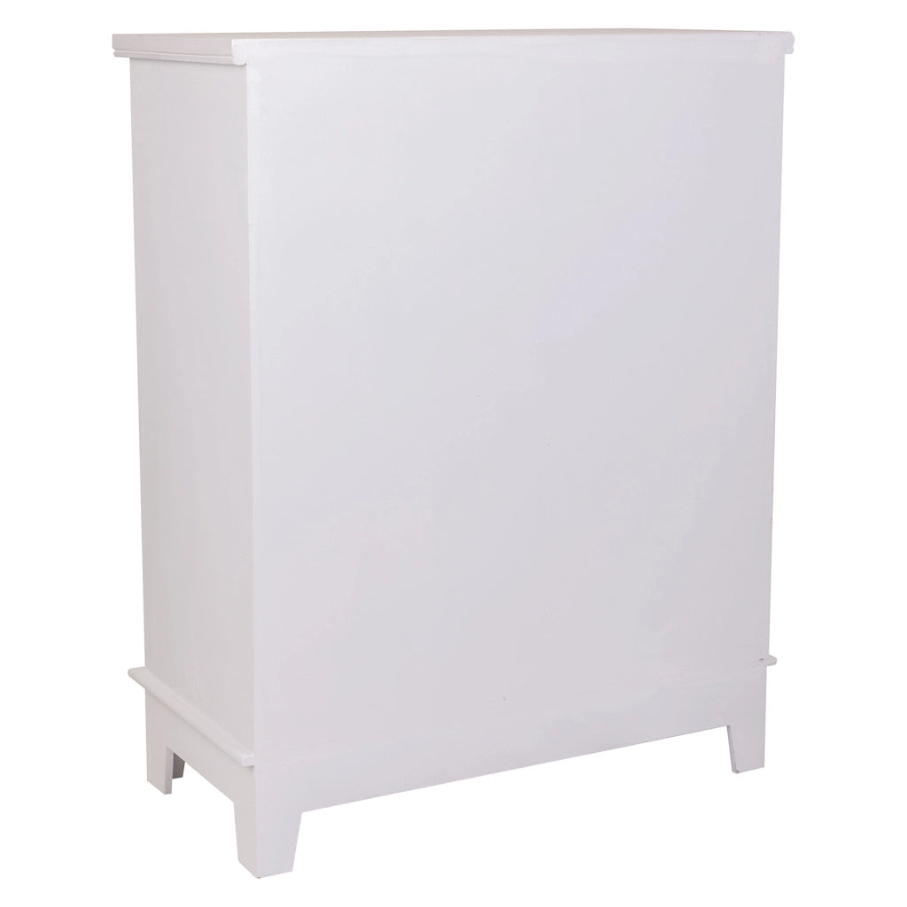 Mobile da ingresso in legno bianco 66x32x84 h